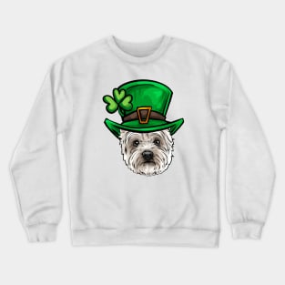 St Patricks Day Westie Crewneck Sweatshirt